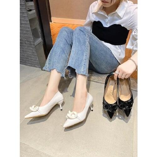 High Heels New Personality Patent Leather Stiletto Temperament Summer Fashion Solid Color Ladies Single Shoes Work Shoes