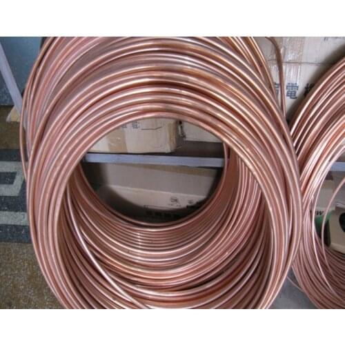1M 2mm*0.5mm TPm2 Red Copper coil(pipe),Copper tube hosepipe,air-condition Copper tube (pipe),T2 material 99.9% laptop heat pipe
