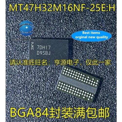 10PCSMT47H32M16NF-25E:H D9SBJ BGA memory particles 512 MB in stock 100% new and original