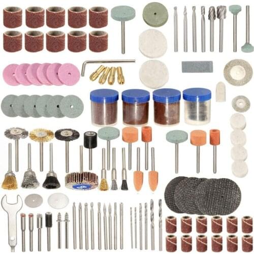 166pcs New Rotary Tool Kit Accessory Set Fits for Grinding Sanding Polishing