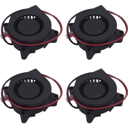 4020 24V 0.1A Cooling Turbo Fan Brushless for Reprap Cooler Blower 40X20mm Plastic Fan 3D Printer 4Pcs