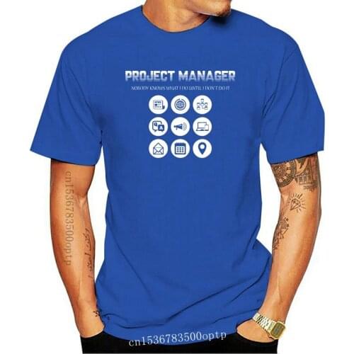 Brand Project Manager Nobody Knows What I Do Until I DonDo It T-Shirt Men Short Sleeve T-Shirt