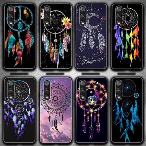 Dream Wings Wind Chimes Feather Phone Case For Huawei P20 30 40 Pro Mate 20 30 40 Pro Honor 9x 10 30lite Y62019