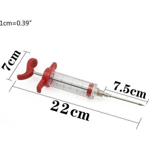 Spice Syringe Marinade Injector Flavor Syringe Cooking Meat Poultry Turkey Tool