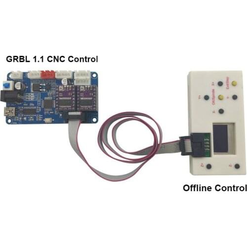 2 Axis GRBL CNC Laser Control System and Offline controller Router/Laser Engraver Control Board USB Port Controller Card