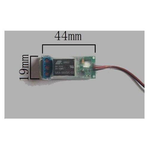 RC Aircraft Model K1 Switch Module 1ch Relay Electronic Switch 20A Receiver Switches DIY Spare Parts for RC Airplane Model