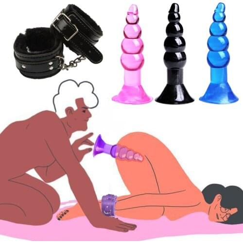Soft Big Dildo Anal Beads Butt Plug Adult Prostate Massager Female Vaginal Stimulate Erotic Sex Toy For Men Women Intimate Goods