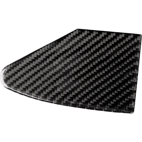 Carbon Fiber Charging Port Panel Cover Sticker For Tesla Model 3 2018-2019