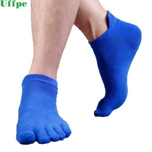 5 Pairs/lots New Brand Five Finger Socks Summer Cotton Sock Mens Casual Toe Breathable Ankle Sock