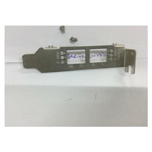 New Low Profile Bracket For Qlogic QLE2462, QLA2462 ; HP AE312A, IBM 39R6528