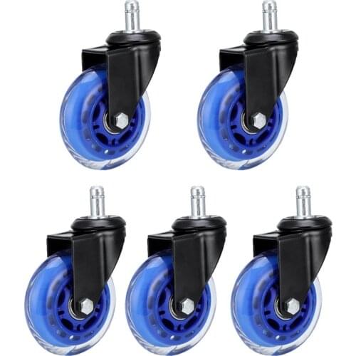For Office Chair Casters Wheels,3Inch Replacement Chair Caster Wheels,Smooth Rolling Chair Wheels Universal Set of 5