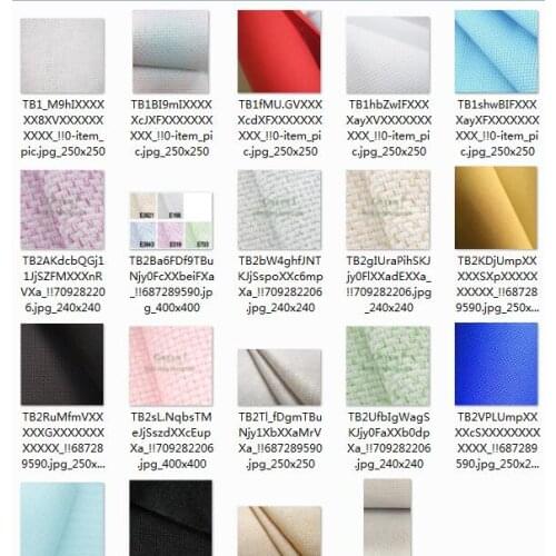 11th 100x100cm Aida cloth 11ct 11st pearl white light pink blue cross stitch fabric canvas DIY needlework embroidery