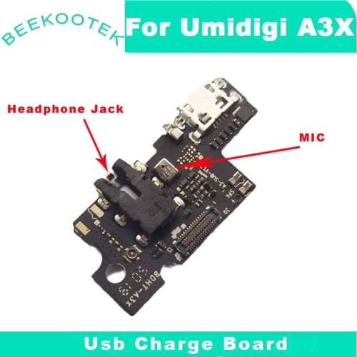New Original UMIDIGI A3X USB Charging Board Headphone Jack MIC Dock Replacement For UMIDIGI A3X Phone