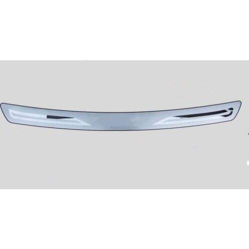 Stainless steel Rear bumper Protector Sill 2013 for Skoda Rapid