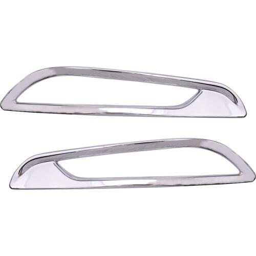 1Pair Rear Fog Light Lamp Cover Trim Decoration Moulding ABS Chrome Car Fit for Chevrolet Cruze 2017 2018