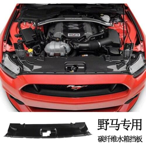 2021 Suitable For Ford 15-20 Mustang Refitted Special Carbon Fiber Machine Cover Baffle Pipe Water Tank Interior