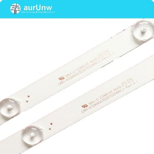 50piece/lot FOR Lehua 32L56 32L3 32S1A LCD TV backlight bar MS-L2082 V2 578MM 100%NEW 6V