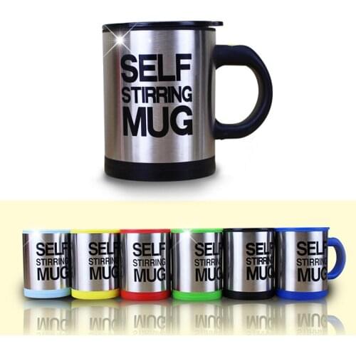400ml Automatic Self Stirring Mug Coffee Milk Mixing Mug Stainless Steel Thermal Cup Electric Lazy Double Insulated Smart Cup