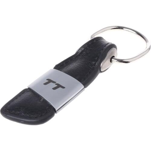 Car Keychain Leather Key Ring For Audi TT E7CA