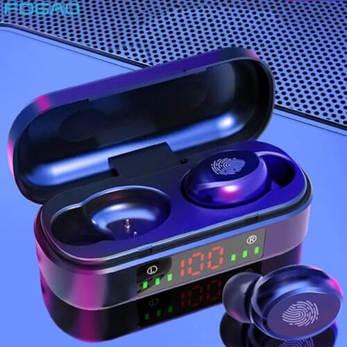 TWS Wireless Headphones Touch Control 9D Stereo Bluetooth Earphones With Microphone Sport Waterproof Earbuds Headset For Android