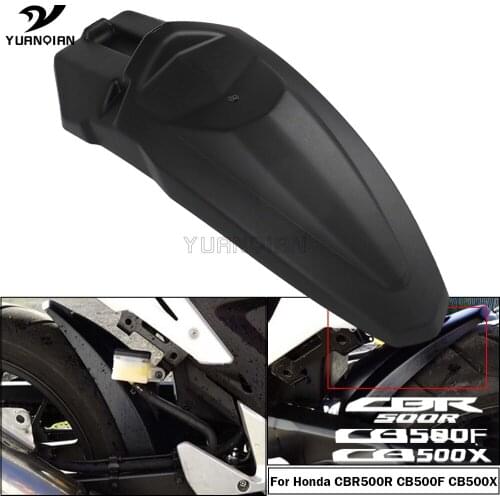 CBR500R Motorcycle Rear Tire Hugger Mudguard Fender Extension Mudflap Splash Guard For Honda CBR 500R CB500F CB500X 2013-2021