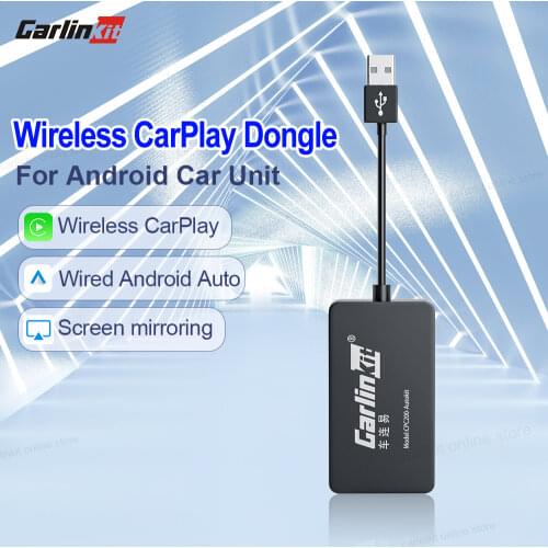 CarlinKit Hot Apple Carplay Adapter Wireless Dongle Android Auto USB Dongle Car Play Smart Link For Navigation Player Radio Map