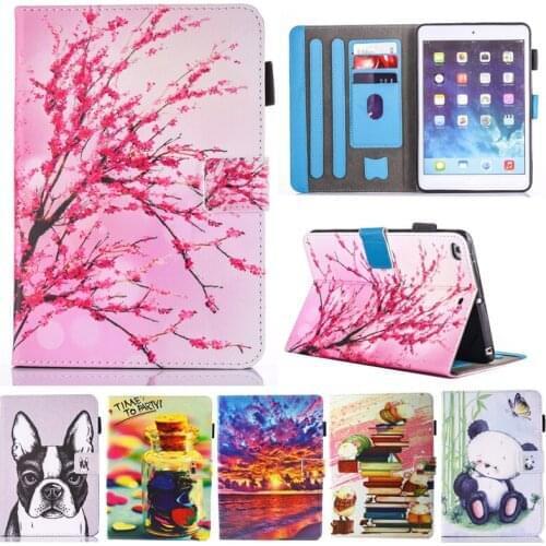 Case For iPad Pro 10.5 2017/iPad Air 2019 Cover Smart leather Cartoon Painted Card slot Tablets Case for iPad Air 3 2019 10.5"