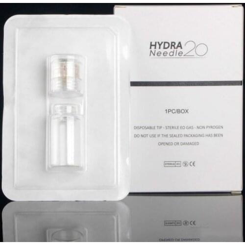 Derma roller 20 Micro Needle Titanium Tips Bottle Derma Stamp Needles Skin Care Anti Aging Whitening Serum Injection Reusable