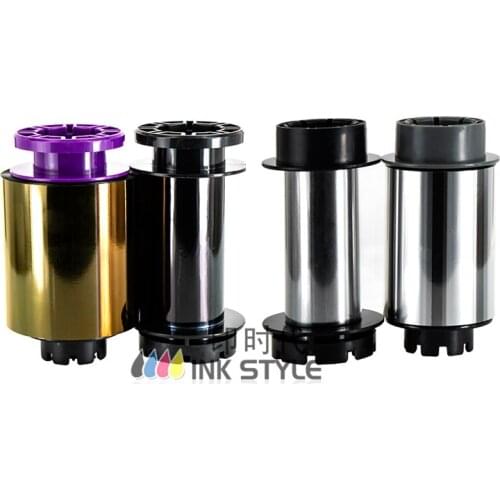 For Evolis Retransfer Ribbon RT4F010SAA YMCK & RTCL009NAA ART Film 500prints each for use in Avasia ID Card Printer