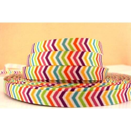 3/8" 9mm stripe high quality printed polyester ribbon 50 yards,DIY handmade materials,wedding gift wrap,50Yc1545