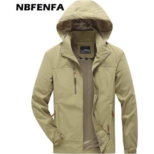 NBFENFA Hooded Jackets For Men