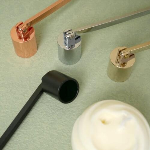 Stainless Steel Candle Snuffer Wick Dipper Oil Lamp Trim Trimmer Scissors Cutter Tool Hook 16cm Candle Accessories