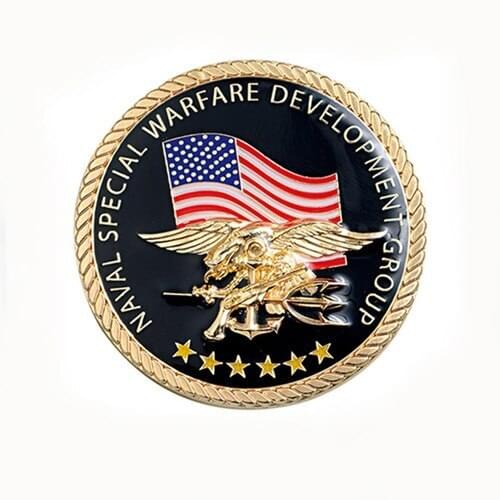 Low price fast delivery American flag rounded coin