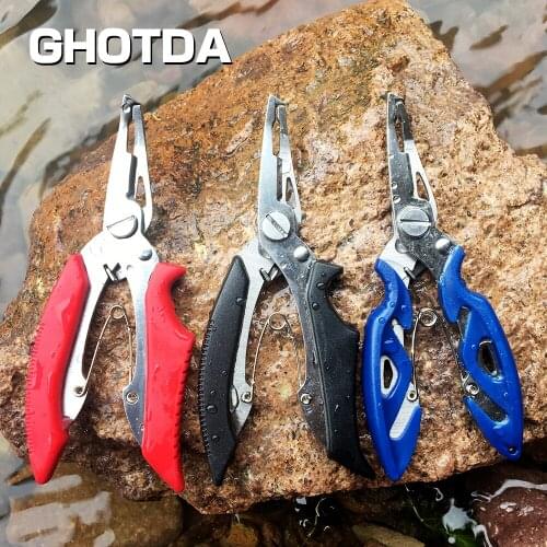 2018 New Fishing Plier Scissor Braid Line Lure Cutter Hook Remover Tackle Tool Cutting Fish Use Scissors Fishing Pliers