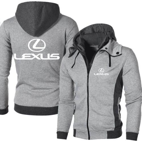 2021 New Spring Autumn Mens Lexus Logo Hoodies Outdoor Casual Male Jackets Warm High Quality Harajuku Sweatshirts