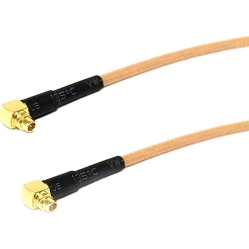 New MMCX Male Plug Right Angle Switch MMCX Male Right Angle coax cable RG316 Wholesale Fast Ship 15CM 6" Adapter