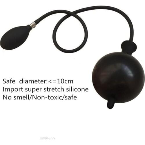 Super Big Inflatable Anal Plug Silicone Butt Plug Anal Dildo Dilator Massager Sex Toys for Men Women Gay Erotic Toys