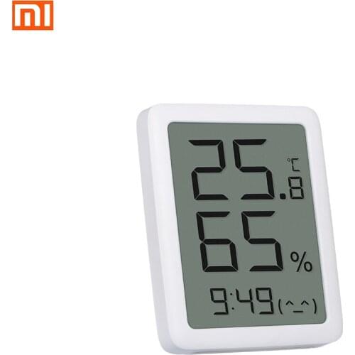 Original Xiaomi Youpin MMC Thermometer E-ink Screen LCD Large Digital display Thermometer Hygrometer Temperature Humidity Sensor