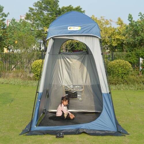 One Person Use Outdoor Shower Bathing Tent Mobile Toilet Model Dressing Room Camping Beach Fishing Tent Windproof Camping Tent