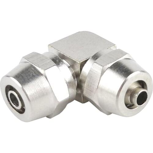 Quick Twisting Joint Elbow PV 4-16mm Pneumatic Fitting L Shape Nickel Plated Brass Fit Hose Connector Pneumatic Fitting Gas Hose