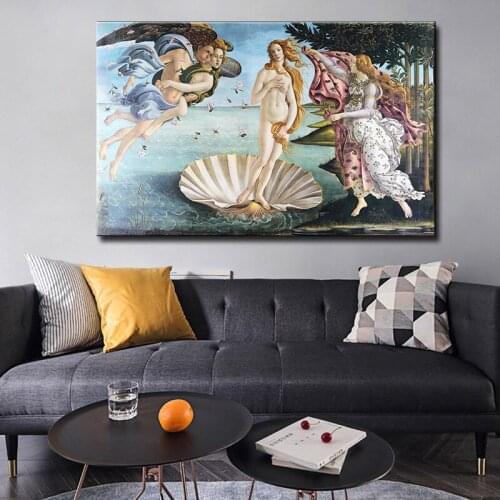Poster Ancient Greek Mythology Goddess Canvas Painting Wall Art Home Decoration for Living Room and Bedroom Decorative Artwork