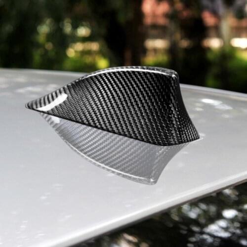 Durable Anti-scratch Waterproof Shark Fin Antenna Cover Carbon Fiber Antenna Cover Sticker Exterior Modification for BMW 5 Serie