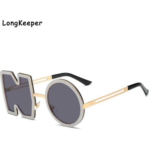 Luxury Brand Design Punk Sunglasses Women Men Fashion Letter NO Sun Glasses Metal Ladies Trend Sunglass UV400 Shades gafas 2021