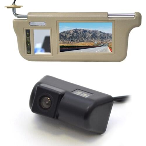 Vardsafe VS302V Sun Visor Rear View Mirror Monitor & Reversing Camera for Ford Transit Connect
