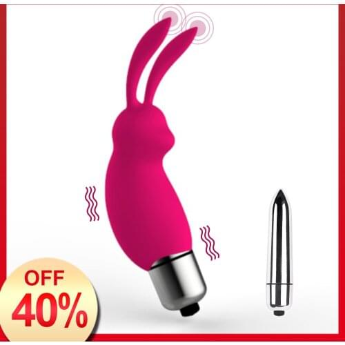 Rabbit Vibrator Female Clitoral Stimulation Silicone Dildo Vibrator Adult Sex Product Vaginal G-spot Massager Sex Toy for Woman