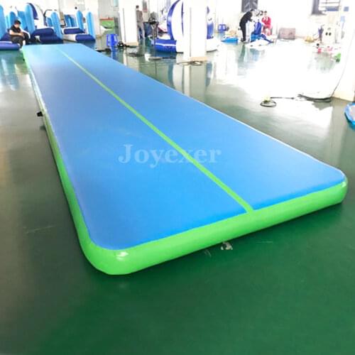 12m*2m*20cm Big Air Track Tumbling Mat for Gymnastics Inflatable Airtrack Floor Mats with Accessories Professional Training