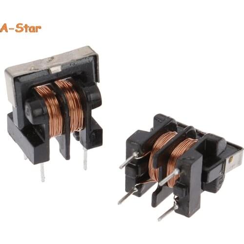 2pcs Plastic & Copper UU9.8 UF9.8 Common Mode Choke Inductor 15MH/25MH/30MH For Filter 2pcs