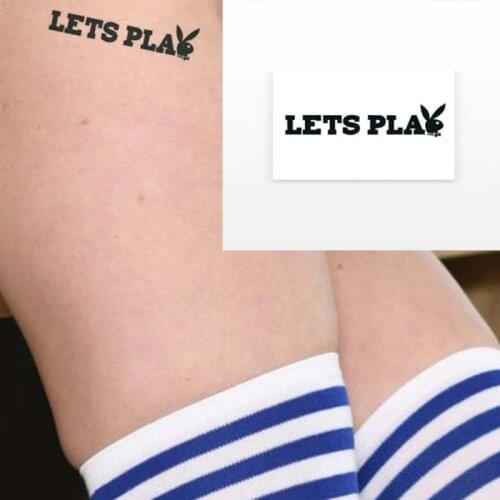 BDSM 3 or 5x Lets Play Temporary Tattoo Waterproof Sticker Men Women Body Bdsm Sex S&m Game FIFTY Shades of Grey