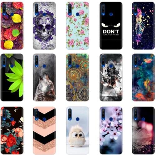 For Huawei Y7P Cover FOR Huawei P40 Lite E Case Silicone Paint TPU Soft Back Cover Phone Case for Huawei P40 Lite E Y7P Case Bag