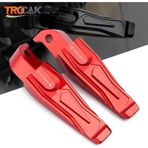 CNC Aluminum passenger footrests rear foot pegs For Yamaha mt 07 MT07 2014-2019 2020 Motorcycle Parts